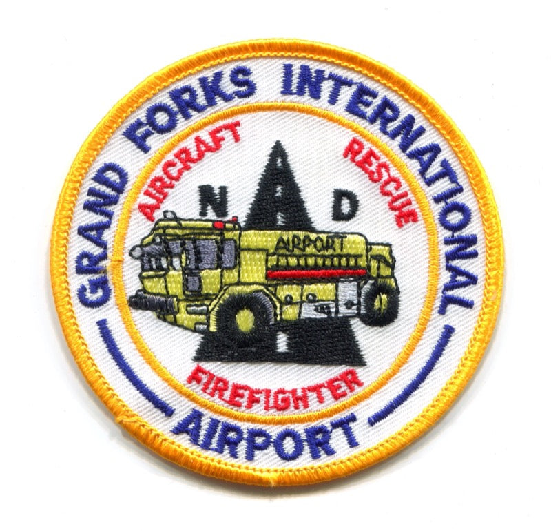 Grand Forks International Airport Fire Department ARFF CFR Patch North Dakota ND