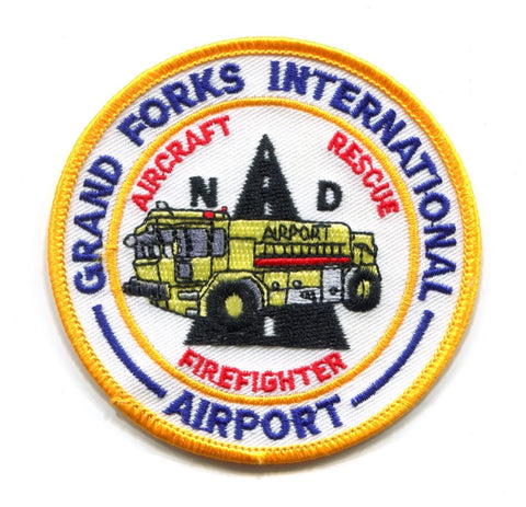 Grand Forks International Airport Fire Department ARFF CFR Patch North Dakota ND