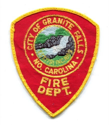 Granite Falls Fire Department Patch North Carolina NC