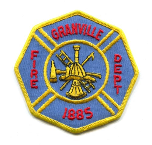 Granville Fire Department Patch Ohio OH