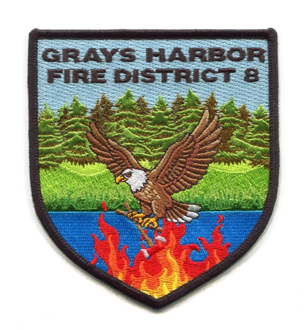 Grays Harbor County Fire District Number 8 Patch Washington WA
