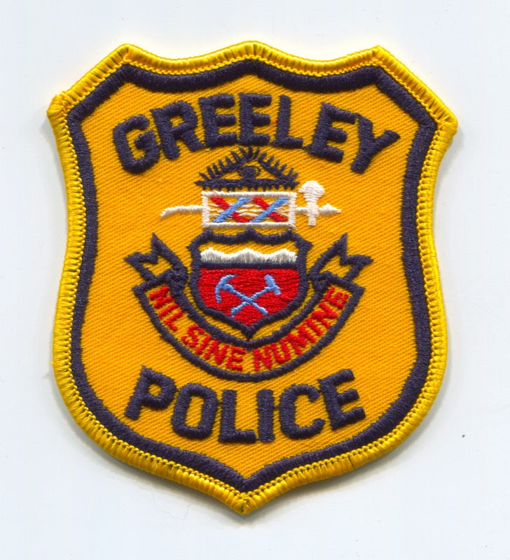 Greeley Police Department Patch Colorado CO
