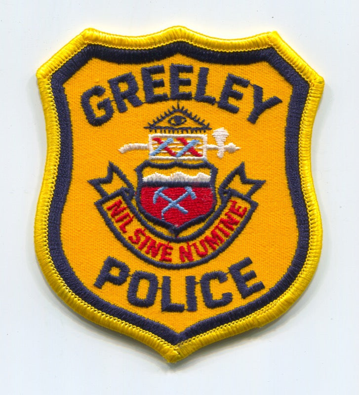 Greeley Police Department Patch Colorado CO