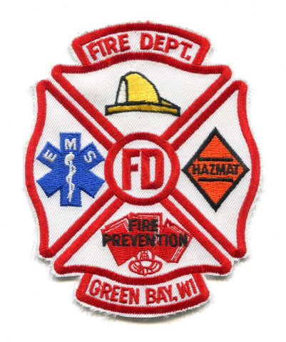 Green Bay Fire Department Patch Wisconsin WI