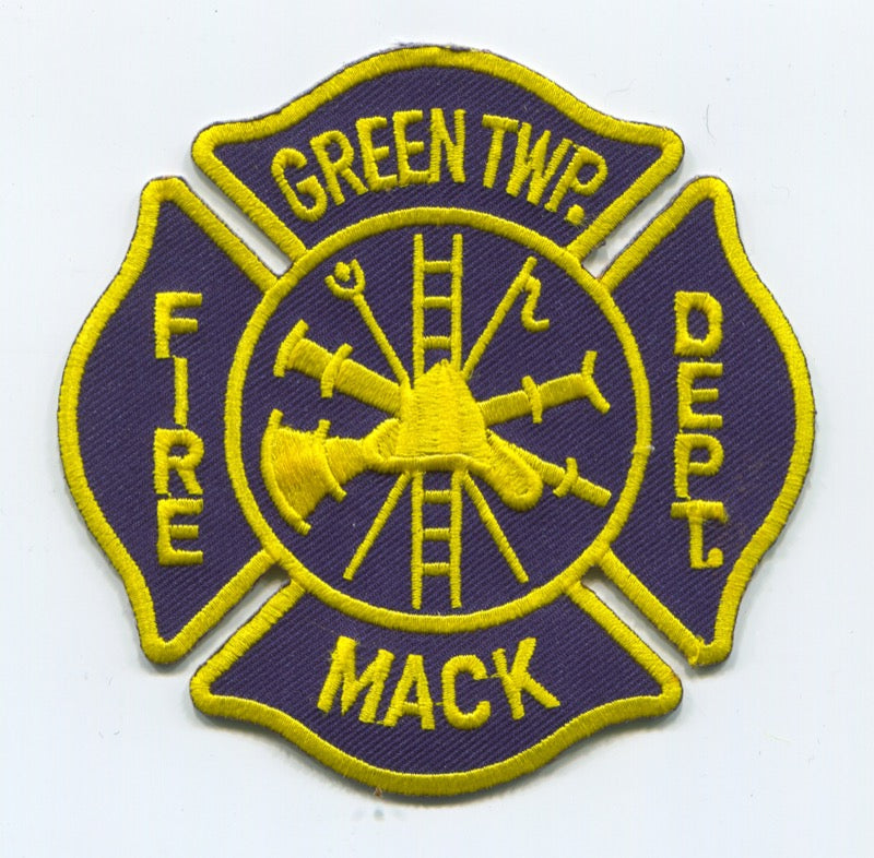 Green Township Mack Fire Department Patch Ohio OH