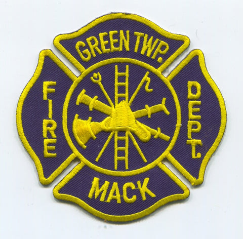 Green Township Mack Fire Department Patch Ohio OH