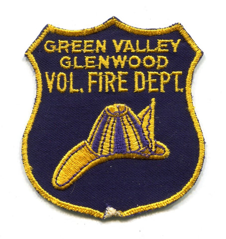 Green Valley Glenwood Volunteer Fire Department Patch West Virginia WV