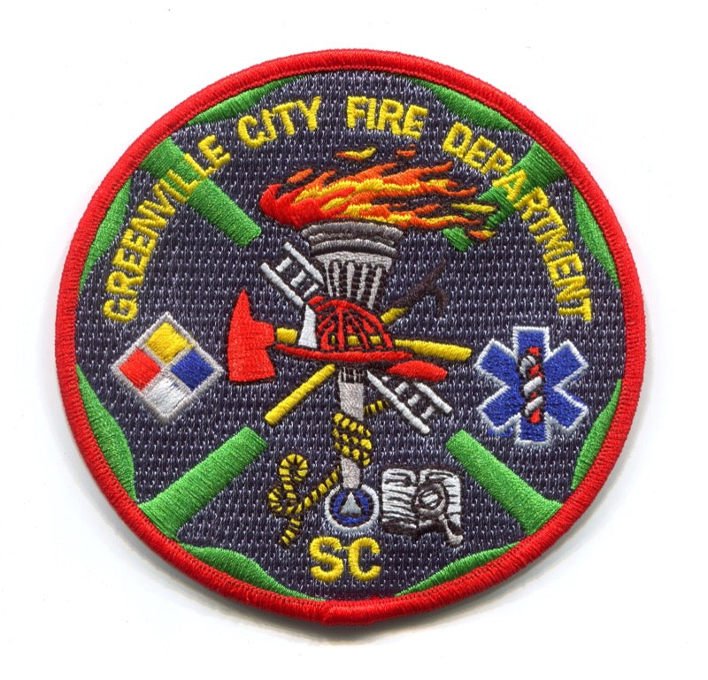 Greenville City Fire Department Patch South Carolina SC