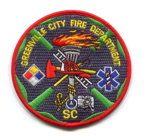 Greenville City Fire Department Patch South Carolina SC