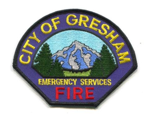 Gresham Fire Department Emergency Services Patch Oregon OR