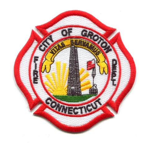 Groton Fire Department Patch Connecticut CT