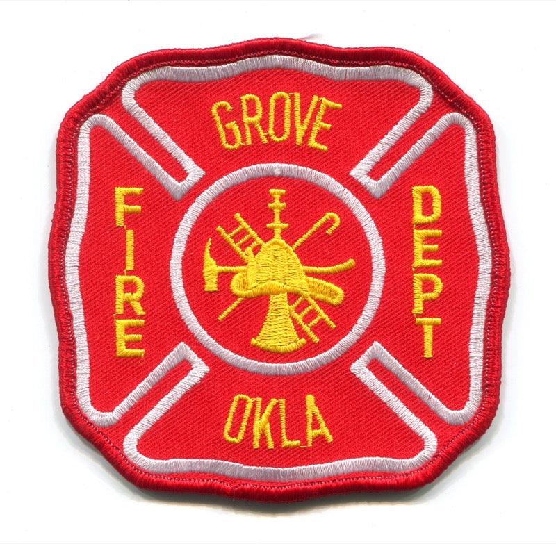 Grove Fire Department Patch Oklahoma OK