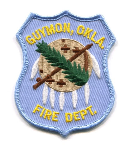 Guymon Fire Department Patch Oklahoma OK