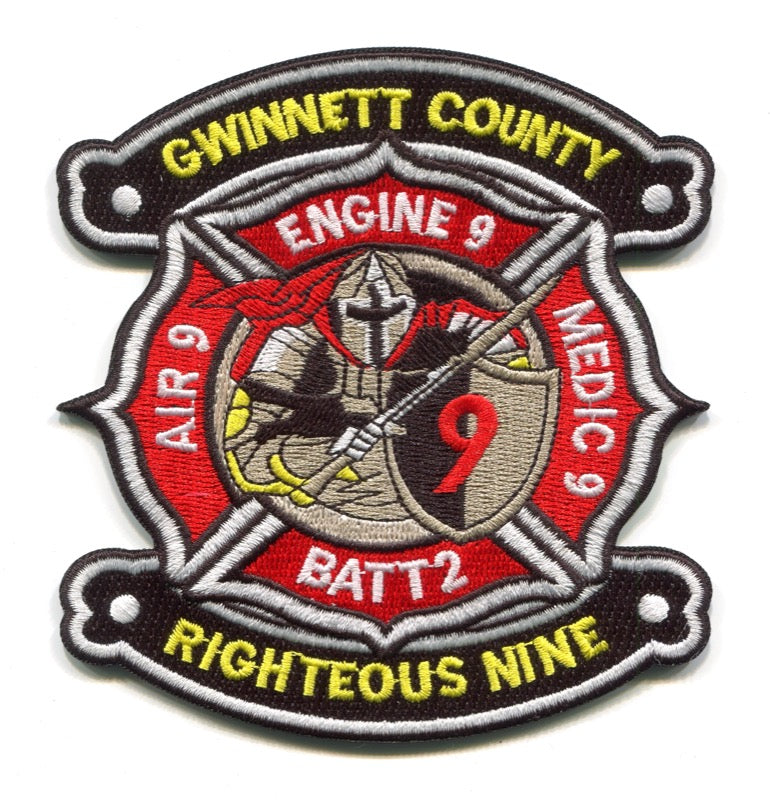 Gwinnett County Fire Department Station 9 Patch Georgia GA
