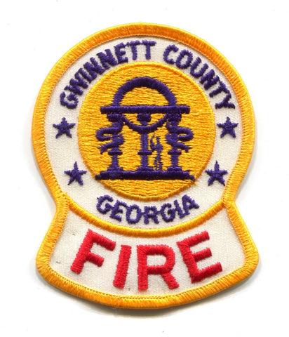Gwinnett County Fire Department Patch Georgia GA