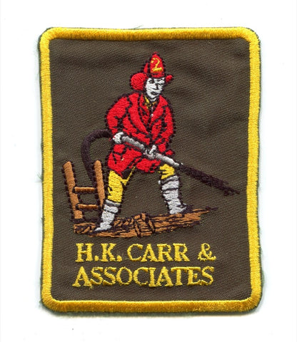 HK Carr and Associates Emergency Response Training ERT Fire Patch New Jersey NJ