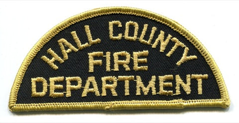 Hall County Fire Department Patch Georgia GA