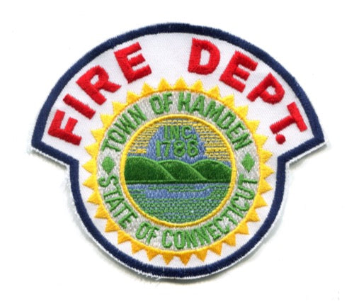Hamden Fire Department Patch Connecticut CT