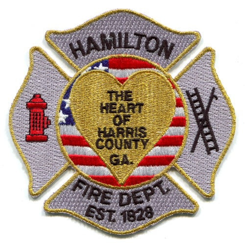 Hamilton Fire Department Patch Georgia GA