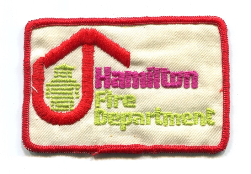 Hamilton Fire Department Patch Ohio OH