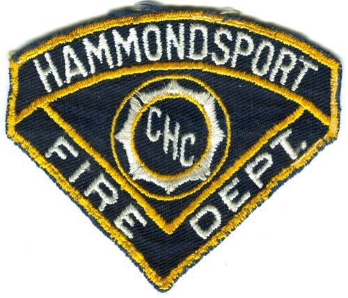 Hammondsport Fire Department Citizens Hose Company Patch New York NY