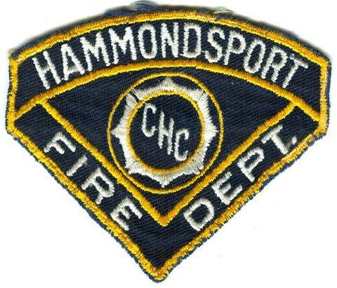 Hammondsport Fire Department Citizens Hose Company Patch New York NY
