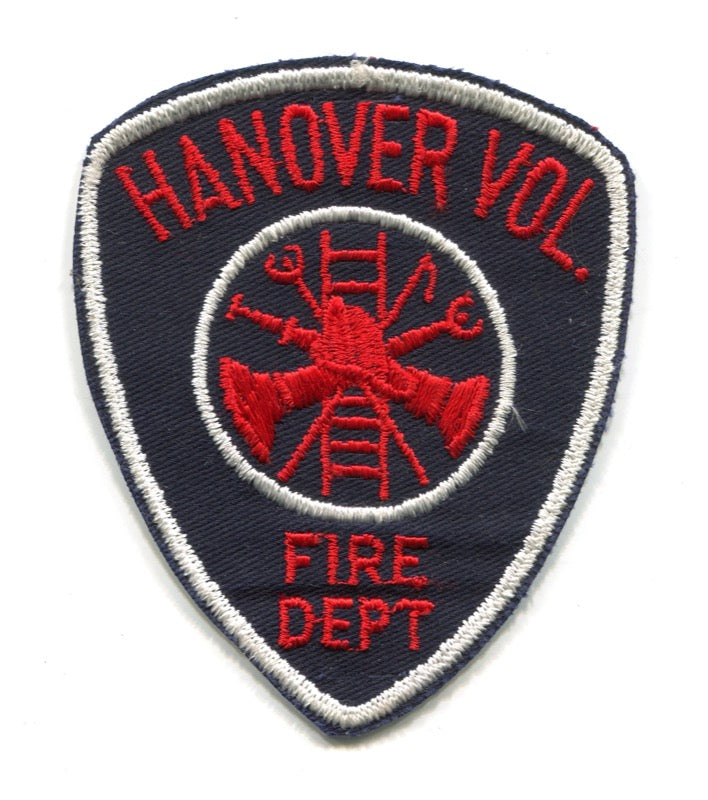 Hanover Volunteer Fire Department Patch Illinois IL