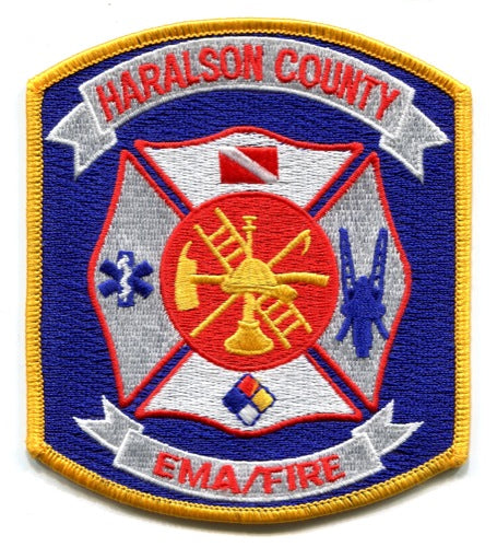 Haralson County Fire Department EMA Patch Georgia GA