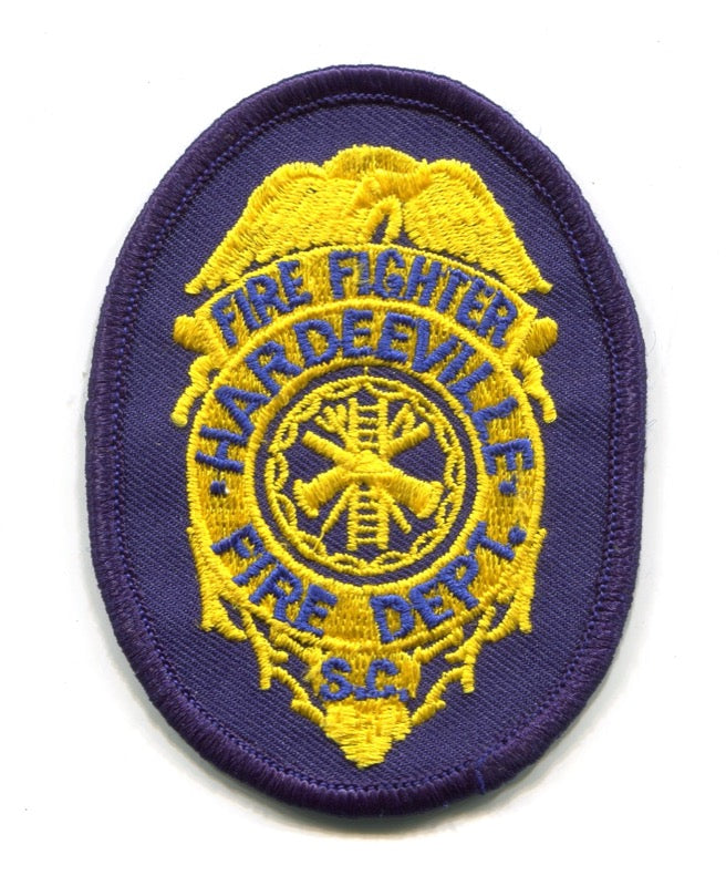 Hardeeville Fire Department Firefighter Patch South Carolina SC