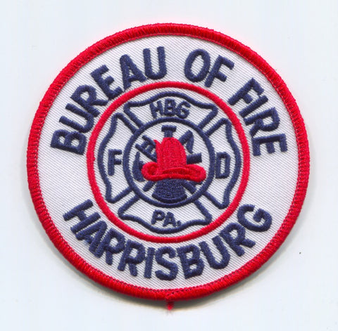Harrisburg Bureau of Fire Department Patch Pennsylvania PA