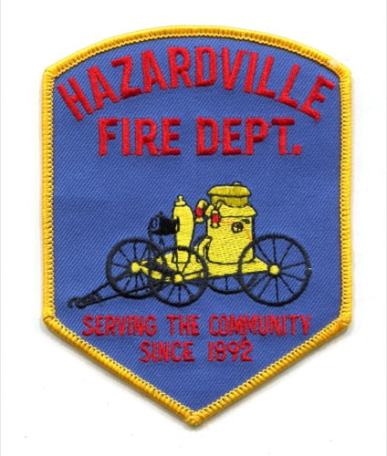 Hazardville Fire Department Patch Connecticut CT