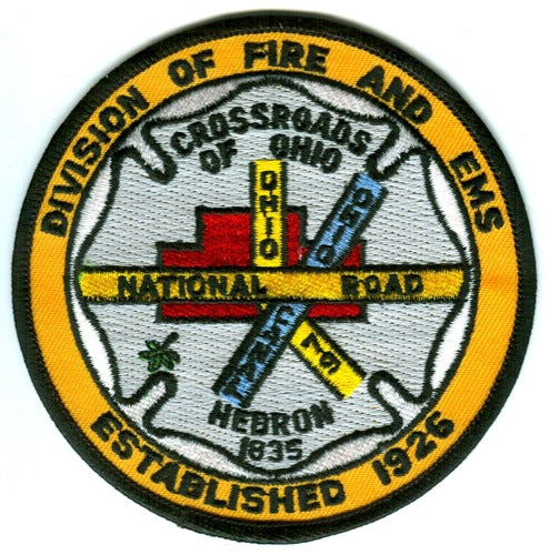 Hebron Division of Fire and EMS Department Patch Ohio OH