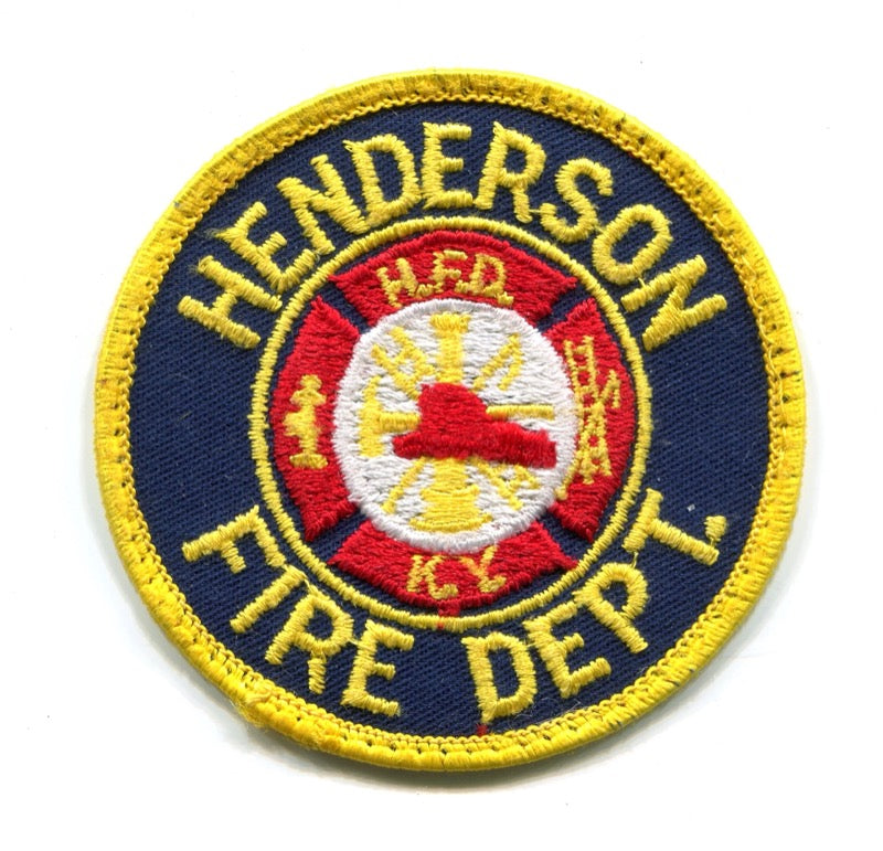 Henderson Fire Department Patch Kentucky KY