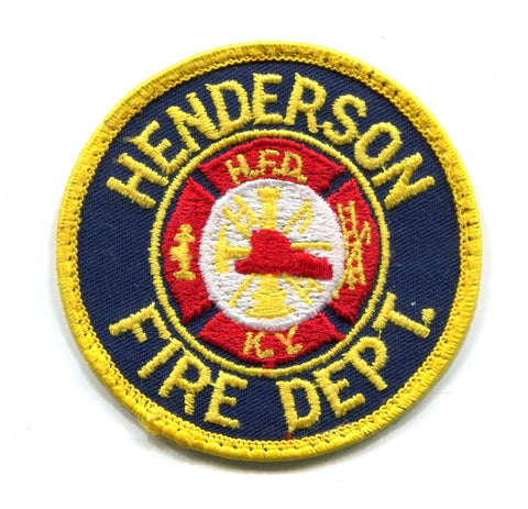 Henderson Fire Department Patch Kentucky KY