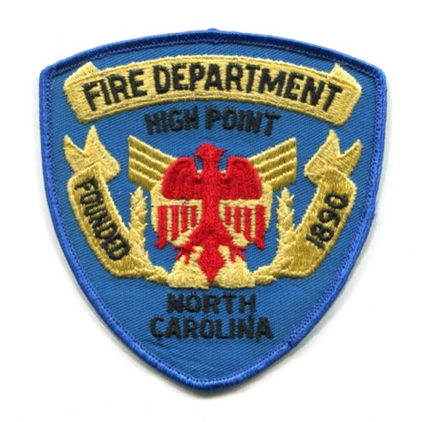High Point Fire Department Patch North Carolina NC