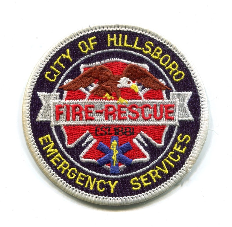 Hillsboro Fire Rescue Department Emergency Services ES Patch Oregon OR