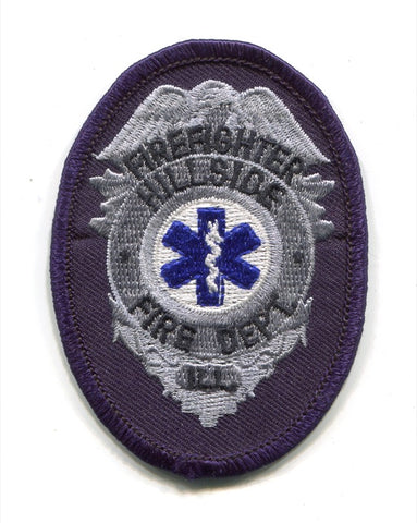Hillside Fire Department Firefighter EMS Patch Illinois IL