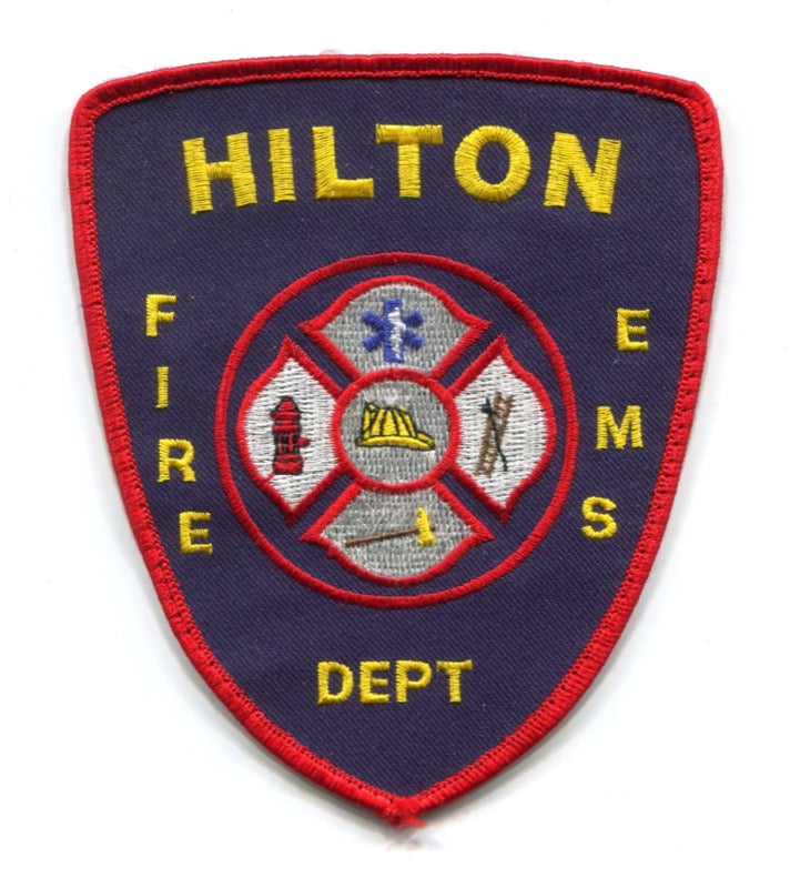 Hilton Fire EMS Department Patch New York NY