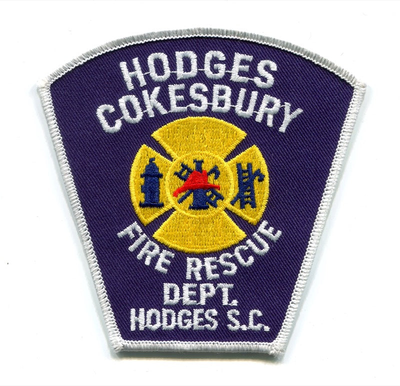 Hodges Cokesbury Fire Rescue Department Patch South Carolina SC
