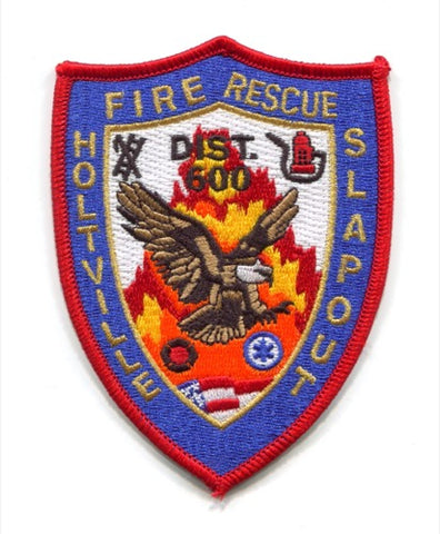 Holtville Slapout Fire Rescue Department District 600 Patch Alabama AL