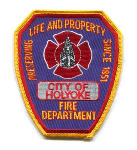 Holyoke Fire Department Patch Massachusetts MA
