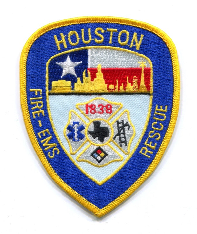 Houston Fire Department Patch Texas TX