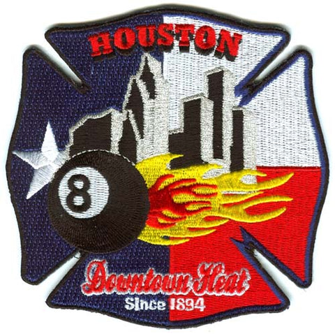 Houston Fire Department Station 8 Patch Texas TX