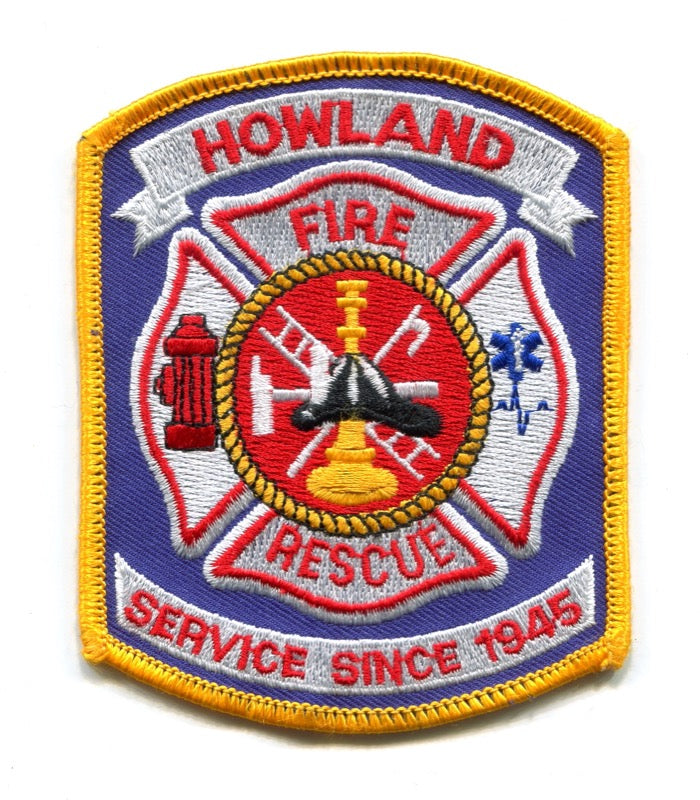 Howland Fire Rescue Department Patch Ohio OH