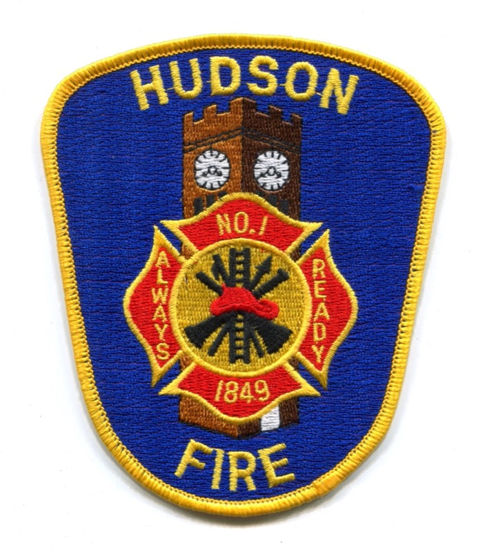 Hudson Fire Department Number 1 Patch Ohio OH