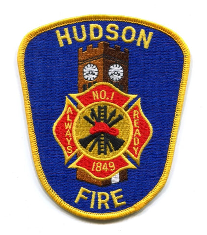 Hudson Fire Department Number 1 Patch Ohio OH