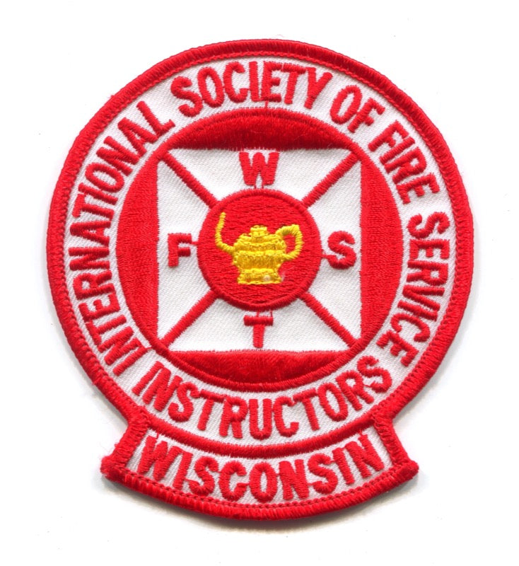 International Society of Fire Service Instructors ISFSI Patch Wisconsin WI