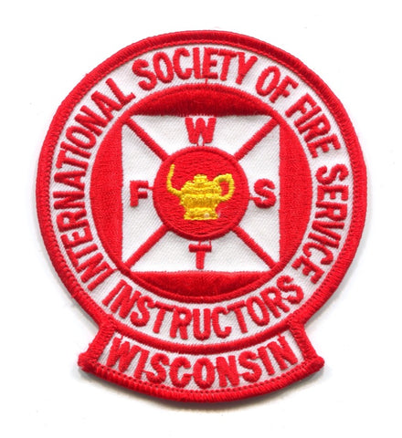 International Society of Fire Service Instructors ISFSI Patch Wisconsin WI