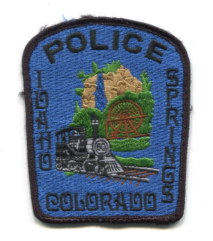 Idaho Springs Police Department Patch Colorado CO