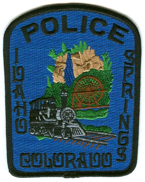 Idaho Springs Police Department Patch Colorado CO